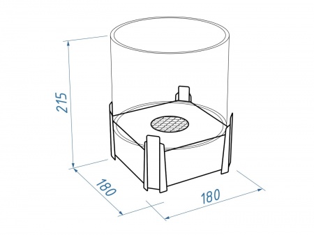 Настольный биокамин Lux Fire Зодиак "Стрелец" Белый по цене 15 000 руб.