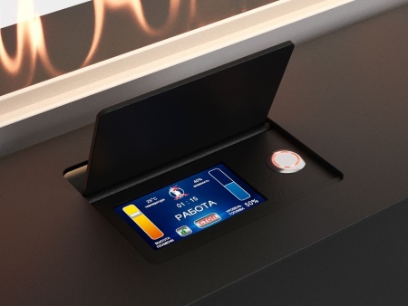 Автоматический биокамин Lux Fire Smart Flame 1700 Black по цене 