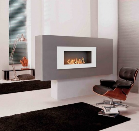 Биокамин ZeFire Elliot 900 с белой рамкой по цене 32 300 руб.